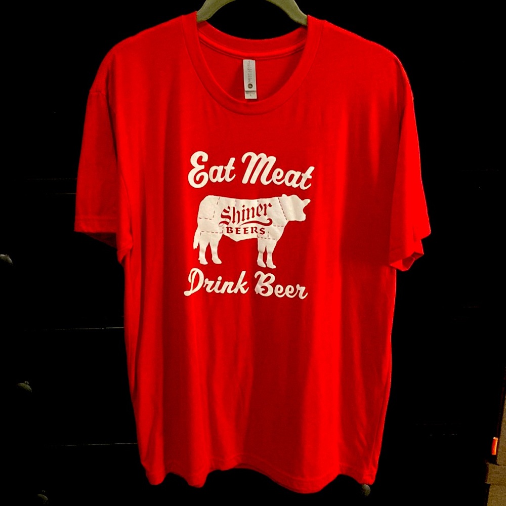 Shiner Beer branded large t shirt Mens